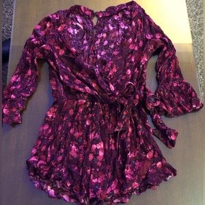 Free People All the Right Ruffles Romper